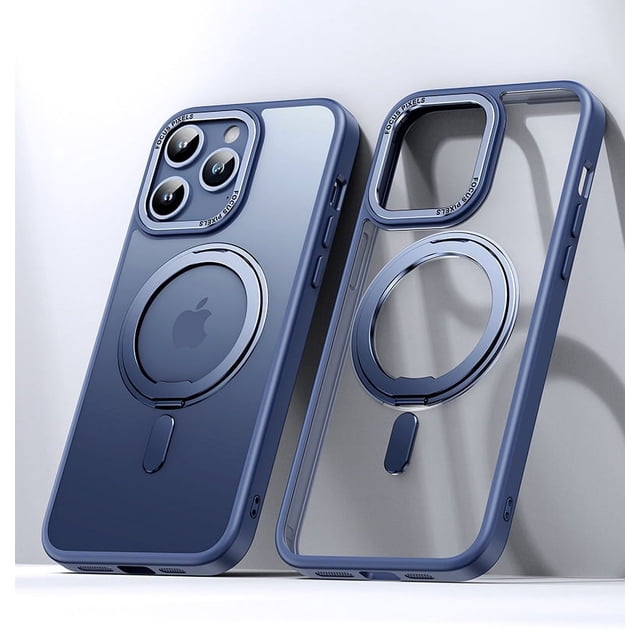 Adecuado para la funda de teléfono con punto de apoyo giratorio Apple 15Promax 15plus soporte de carga magnética inalámbrica iPhone14