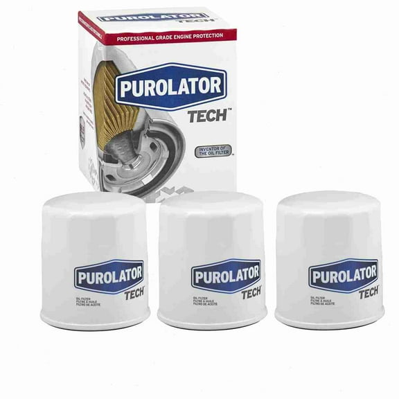 3 pc Purolator TECH TL14476 Engine Oil Filters for 0-986-452-028 00120-00013 00120-00015 08922-02001 08922-02002 08922-02005 115010-1291 115010-1610 115010-1860 115010-1870 115010-2030 115010-2040