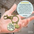 thumbnail image 3 of Dad Gutsy Goodness Bronze Metal Keychain Sentimental You Will Always Be The First Man I Loved Father Adult Male Gift, 3 of 8