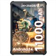 thumbnail image 2 of Protector de pantalla AKNICI para OUKITEL RT9, vidrio templado 9H de 10" - 2 unidades, 2 of 8