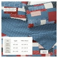 thumbnail image 4 of Great Bay Home Americana Patchwork Quilt Set with Shams (Twin / Twin XL, Americana Patchwork), 4 of 6