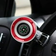 thumbnail image 4 of QUETO Universal Car Steering Wheel Knob with Compass, White, 4 of 6