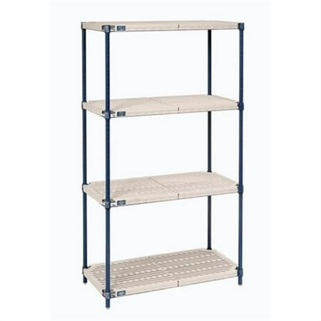 

Nexel Industries Nexelite Plastic Mat Starter Shelf Unit 21 x 72 x 74 in.