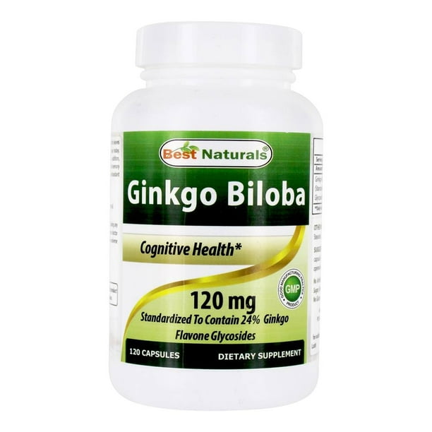 Best Naturals Ginkgo Biloba Cognitive Health Support 120 mg. 120