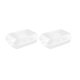 thumbnail image 1 of Caja de plástico para guardar zapatos (2 unidades), gruesa, antipolvo, transparente, grande, para hombres y mujeres (blanca), 1 of 6