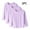 Purple#1, variant on pstuiky Girls Long Sleeve Tops, 3-Piece Set Unisex Solid Color Round Neck Tee Shirts Soft Casual Tops Spring and Fall Thin Basic Tees Girl Tops