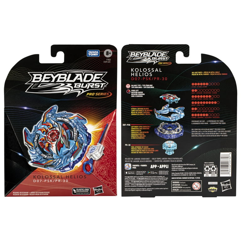 Free Shipping! Beyblade Burst Pro Series Elite Kolossal Helios