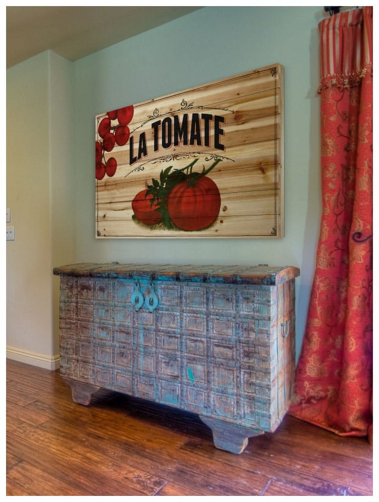 Marmont Hill "French Produce Tomato" Painting Print on Natural Pine Wood