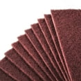 thumbnail image 3 of 15 Maroon 6" X 9" Scuff Brite Pads Coarse Grit Abrasive Surface Prep, 3 of 3