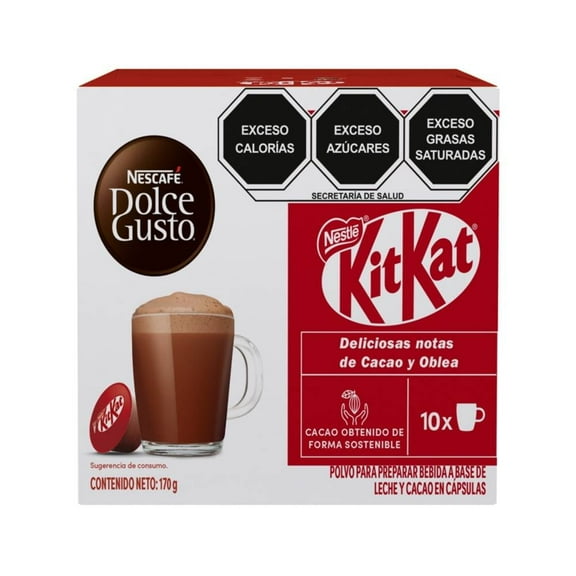 Café Nescafé Dolce Gusto KitKat 10 cápsulas
