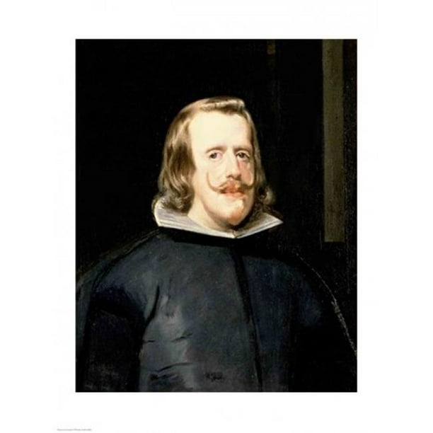Posterazzi BALXJL146964LARGE Portrait de Philip IV dans la Robe de Cour Affiche Imprimée par Diego Velazquez - 24 x 36 Po - Grand