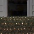 thumbnail image 3 of 2' x 8' Clear Mini Net Style Column Christmas Lights White Wire, 3 of 6