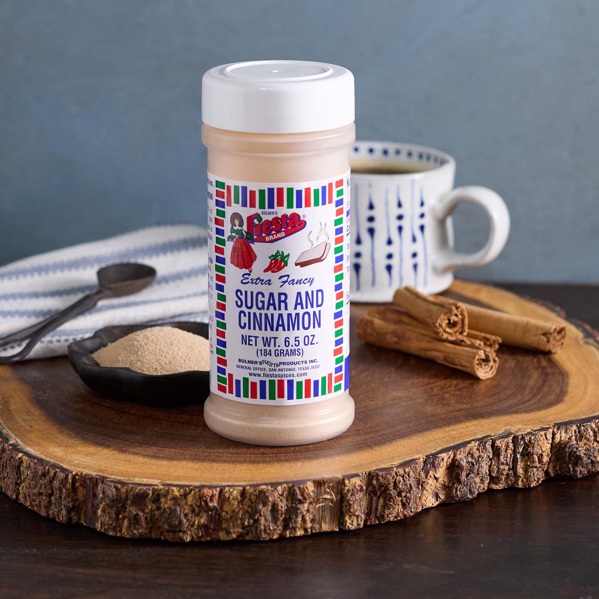 Bolner's Fiesta Brand Extra Fancy Sugar & Cinnamon, 6.5 oz