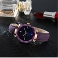 thumbnail image 1 of PGYONG Jewelry Clearance! Stylish Luxurious Dial Mirror Leather Strap Watch, 1 of 3