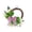 White-WH Home Decor, variant on JJV Spring Artificial Tulip Wreath for Front Door, Half Moon Tulip Spring Wreath with Green Leaves and Burlap Bow, Spring Door Wreath for Wedding Housewarming Gift Rustic Farmhouse Porch Decor