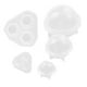 thumbnail image 1 of 3 moldes redondos de silicona para hacer joyas, colgantes, velas, cera, jabón casero, bombas de baño., 1 of 7