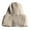 Beige, variant on Autumn Street Knitting Beanie Hat Women Chenille Velvet Solid Color Skull Cap