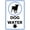 Warning Sign 4, variant on Dog Waste Threatens Children Health Leash Clean Up Sign 8"x12" - No Dog Poop Security Metal for Business Wall Safety