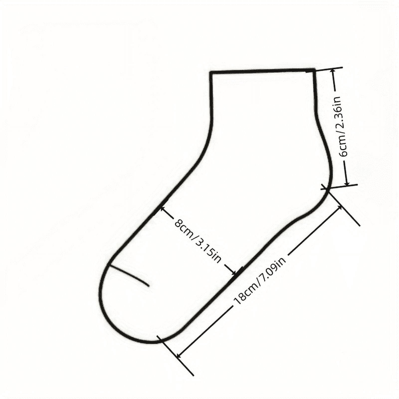 10/20/30/50/100Pairs Heart Print Socks Valentine's Day Candy Colored Ankle Socks Women's Stockings & Hosiery