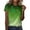 H, variant on Aayomet St Patrick's Day Casual Tops For Women Womens Summer Tops Casual Loose Batwing Short Sleeve Tees Shirts,G XXL