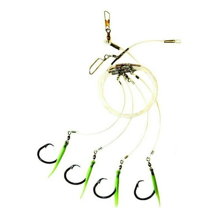 UPC: 0896932000634 | R+R Deep Drop Rigs 5/0 Black Mustad Circle Hook DDR50