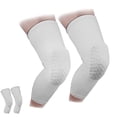 thumbnail image 1 of Knee Sleeve Pair Kneepad Pads Crashproof Antislip Basketball Leg Sleeve Protective Pad Support Guard Padded Breathable Compression Wear Hexpad - 2 Packs, 1 of 7