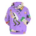 thumbnail image 3 of Phineas And Ferb Unisex Adult Hoodie Casual Hooded Sweatshirt Pullover Novelty 3D Printed Sweater Jacket 3XL, 3 of 8