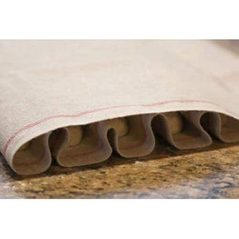 French Bread Making Kit Baguette Pan - Flax Linen Couche Cloth