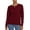 Wine Red, variant on UVPLove Women's Lightweight Button-Down Cardigan Sweater,Black,S-3XL