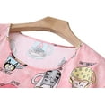 thumbnail image 3 of Conjunto de pijamas de algodón para mujer, pantalones capri de manga corta, ropa de dormir de talla grande S-3XL Adepaton CJWUS-4936, 3 of 5