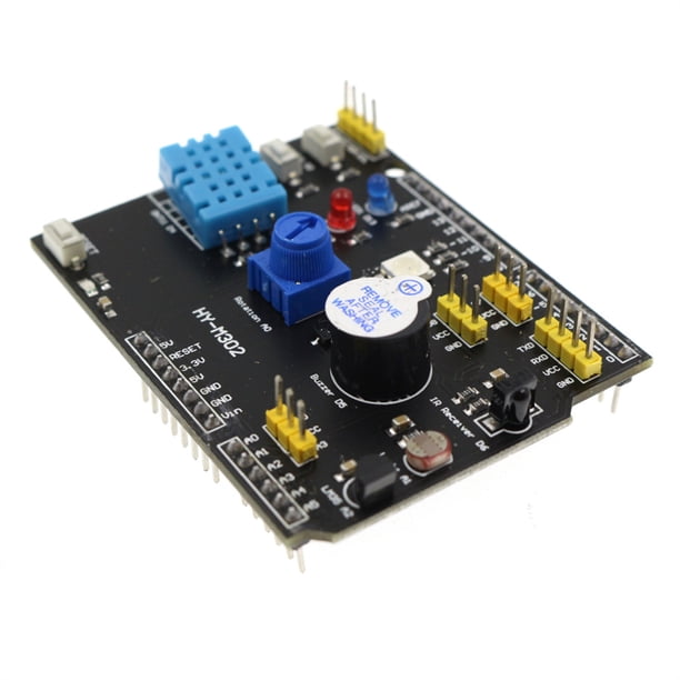 Seitruly Placa de expansión 9 en 1 de cobre, repuesto portátil, Sensor electrónico de temperatura y humedad, componentes del módulo Detector Electrónica miscelánea