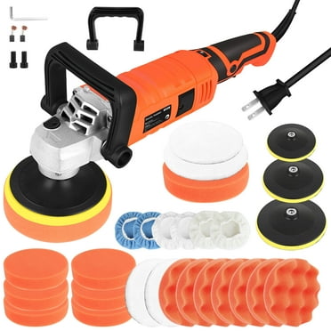 Car Buffer Polisher Waxer 7-Speed Rotary 5"   6" Backing Plate Polishing Machine