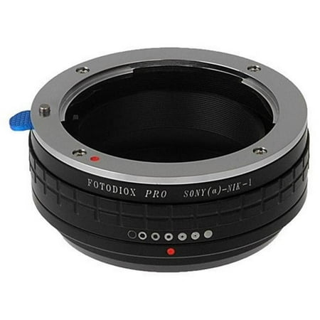 UPC: 0847372018468 | Fotodiox SnyA-N1-P Fotodiox Pro Lens Mount Adapter – Sony Alpha A-Mount DSLR Lens To Nikon 1-Series Mirrorless Body with Built in Aperture Control Dial