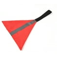 thumbnail image 4 of Graflsoa Reflective Triangular Kayak Safety Flags, 4-Pack, Grey with High-Visibility Stripes, 30x24cm Oxford Cloth, Lightweight 40g Each, 4 of 6