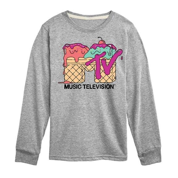 MTV Logo - Ice Cream - Toddler And Youth Long Sleeve Graphic T-Shirt