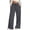 04-Dark Gray, variant on Women's High Waist Wide Leg Pants, Loose Casual Business Trousers, Minimalist Commuter Straight Leg Pants for Office Work 07-Navy L