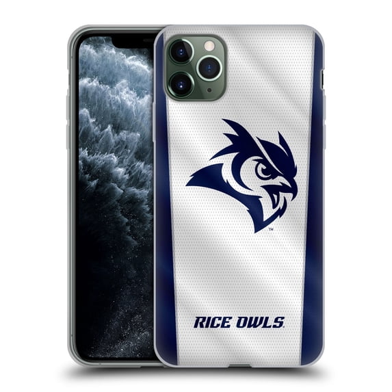Head Case Designs Officially Licensed Rice University Rice University Banner Soft Gel Case Compatible with Apple iPhone 11 Pro Max
