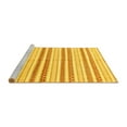 thumbnail image 2 of Ahgly Company Machine Washable Indoor Rectangle Abstract Yellow Modern Area Rugs, 8' x 12', 2 of 4