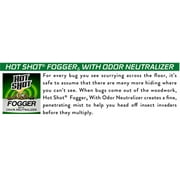 Hot Shot 2-Ounce Fogger with Odor Neutralizer, Insect Killer, 6 Count