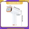 thumbnail image 3 of Cozival Handheld Garment Steamer for Clothes, 20s Fast Heat Portable Steam Iron, Foldable Compact Design with Detachable 110ml Water Tank for Home Travel, 3 of 5