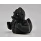 thumbnail image 2 of - Mighty Gorilla Duck Figurine - Collectible Black Duck - Muscle Ape Duck for Cruise Ducks Hiding, Desk Decor - Novelty Duck Gift for Home, Office, Car - 3D Printed, 2 of 4