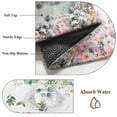 thumbnail image 2 of Spring Cow Floral Kitchen Runner Rug 2.7x5 Washable Runners for Hallway Non Slip Green Eucalyptus Leaves Botanical Large Area Rug Indoor Floor Carpet for Bathroom Laundry Entryway Bedroom Living Room, 2 of 8