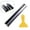 Black, variant on Car Window Sun Visor Strip Tint Film Front Windshield Protect Shade Blocking UV Sticker DIY Film Gradient Colorful Car Stickers
