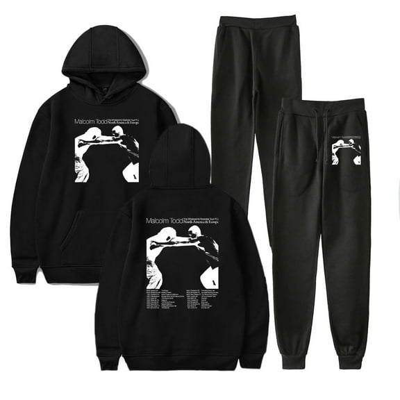 Malcolm Todd Tour 2025 Hoodie Merch Pants Sets For Men/Women Sweatshirt Pants Two Piece Set