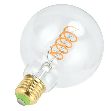 

Henmomu G95 LED Single Spiral Flexible Filament Light Bulb 27 4W 110V Retro Bulb For Dining Room Bar Decor Warm Light Retro Bulb Light Bulb
