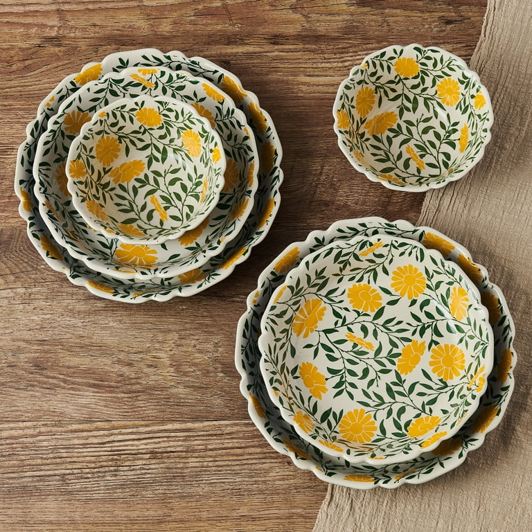 Pfaltzgraff Tranquil Elegance 12 Piece Stoneware Dinnerware Set