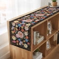 thumbnail image 6 of Table Runners 90 Inches Long Dress Scarves, Boho Pink Flower Farmhouse Coffee/Dining/Kitchen Table Runner for Living Room, Spring Watercolor Country Floral Plant 13x90 Inch, 6 of 9