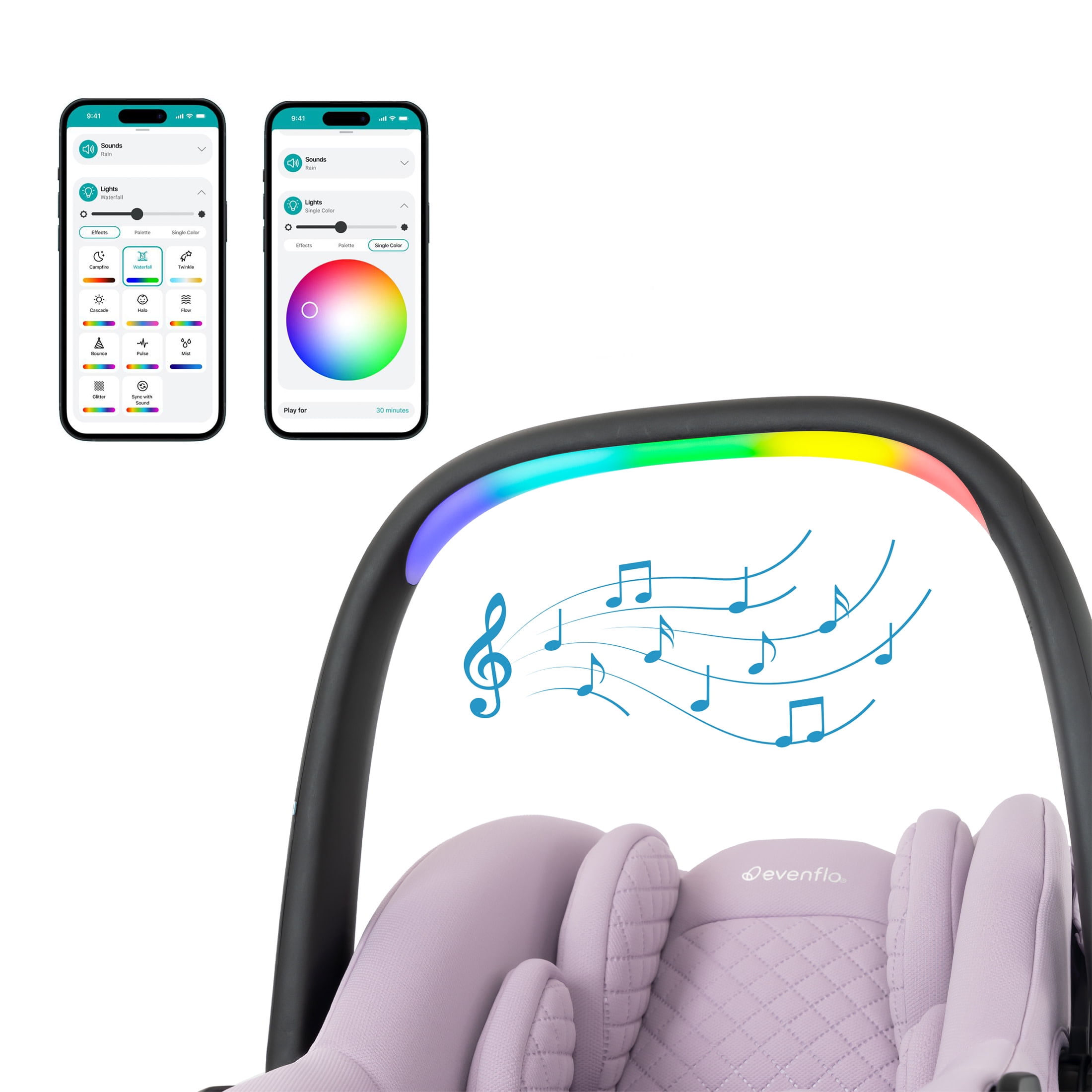 Evenflo LiteMax NXT Infant Car Seat, Agate