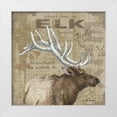 thumbnail image 1 of Phillips, Anita 26x26 White Modern Wood Framed Museum Art Print Titled - Where Does an Elk Walk, 1 of 4