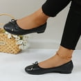 thumbnail image 3 of Women's Cushioned Insole Classic Bow Tie Ballerina Flat, 3 of 3